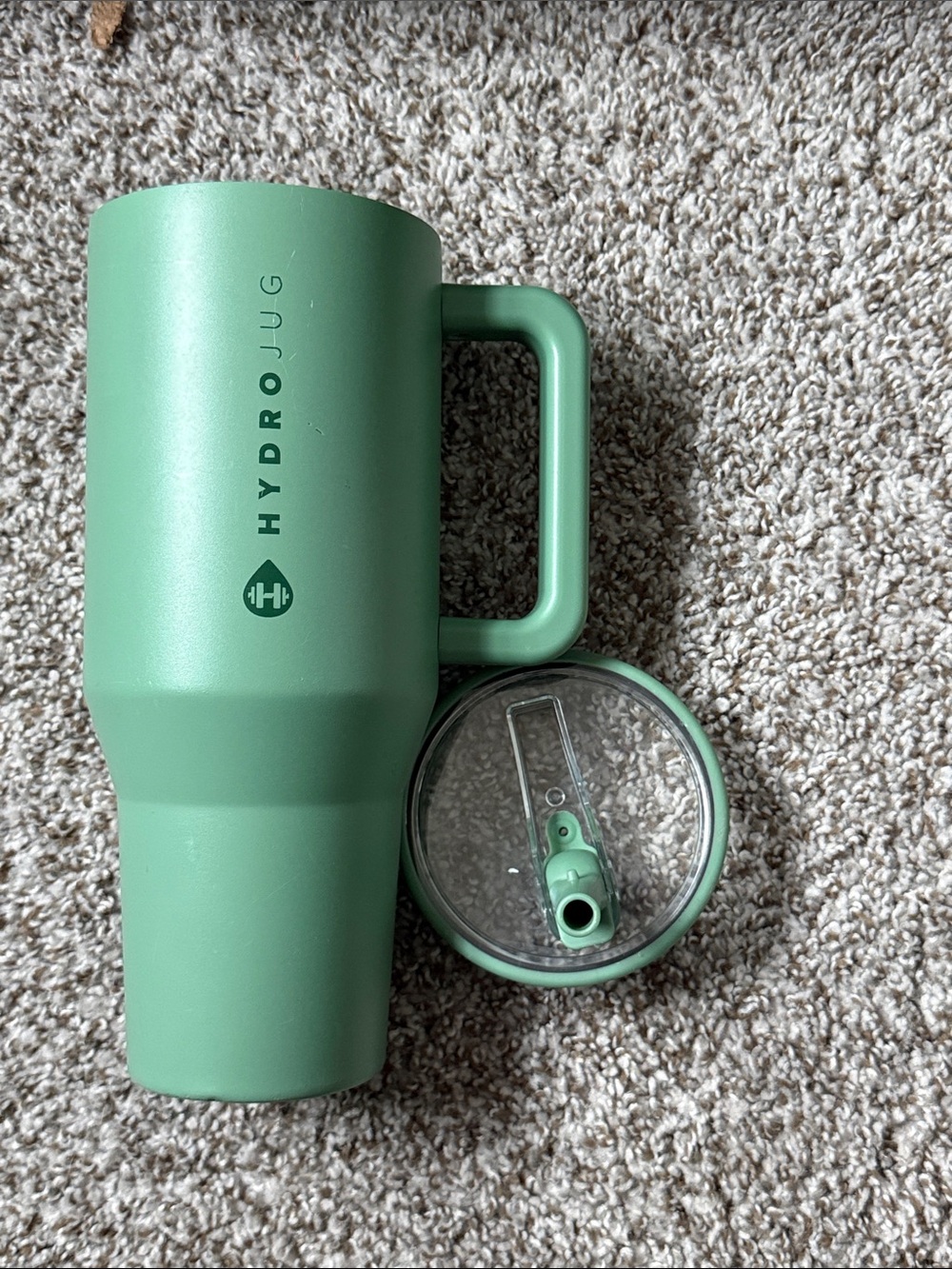 HydroJug Seafoam Green Insulated Tumbler with Handle
